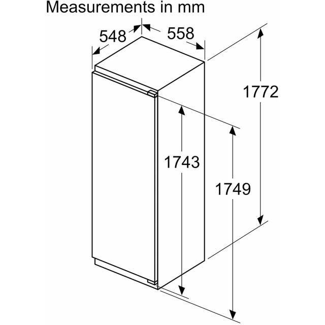 Холодильник Bosch KIL82VFE0, белый