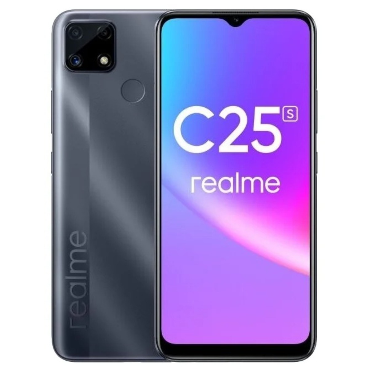 Смартфон realme C25s 4 / 64Gb (NFC) (Цвет: Water Gray)