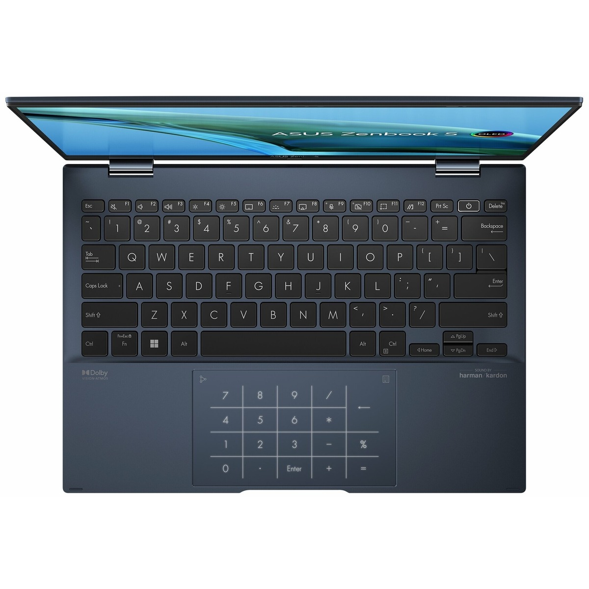 Ноутбук Asus ZenBook Flip S 13 OLED UP5302ZA-LX427W (Intel Core i5 1240P / 16Gb LPDDR5 / SSD 512Gb / Intel Iris Xe Graphics / 13.3