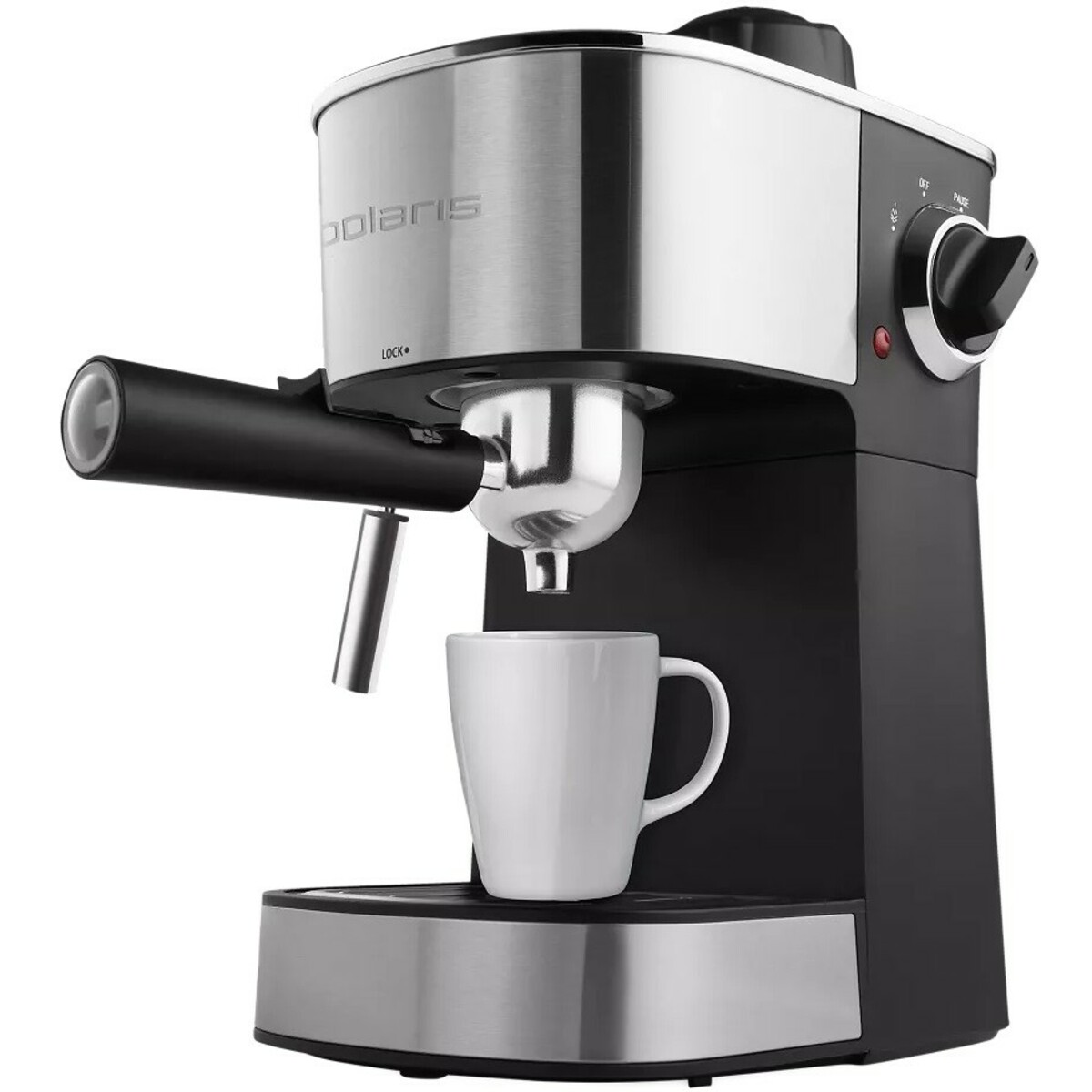 Кофеварка рожковая Polaris PCM 4009 (Цвет: Inox)