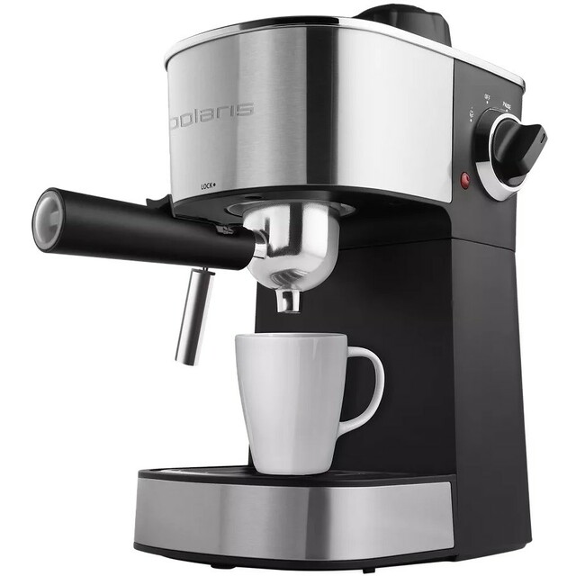 Кофеварка рожковая Polaris PCM 4009 (Цвет: Inox)