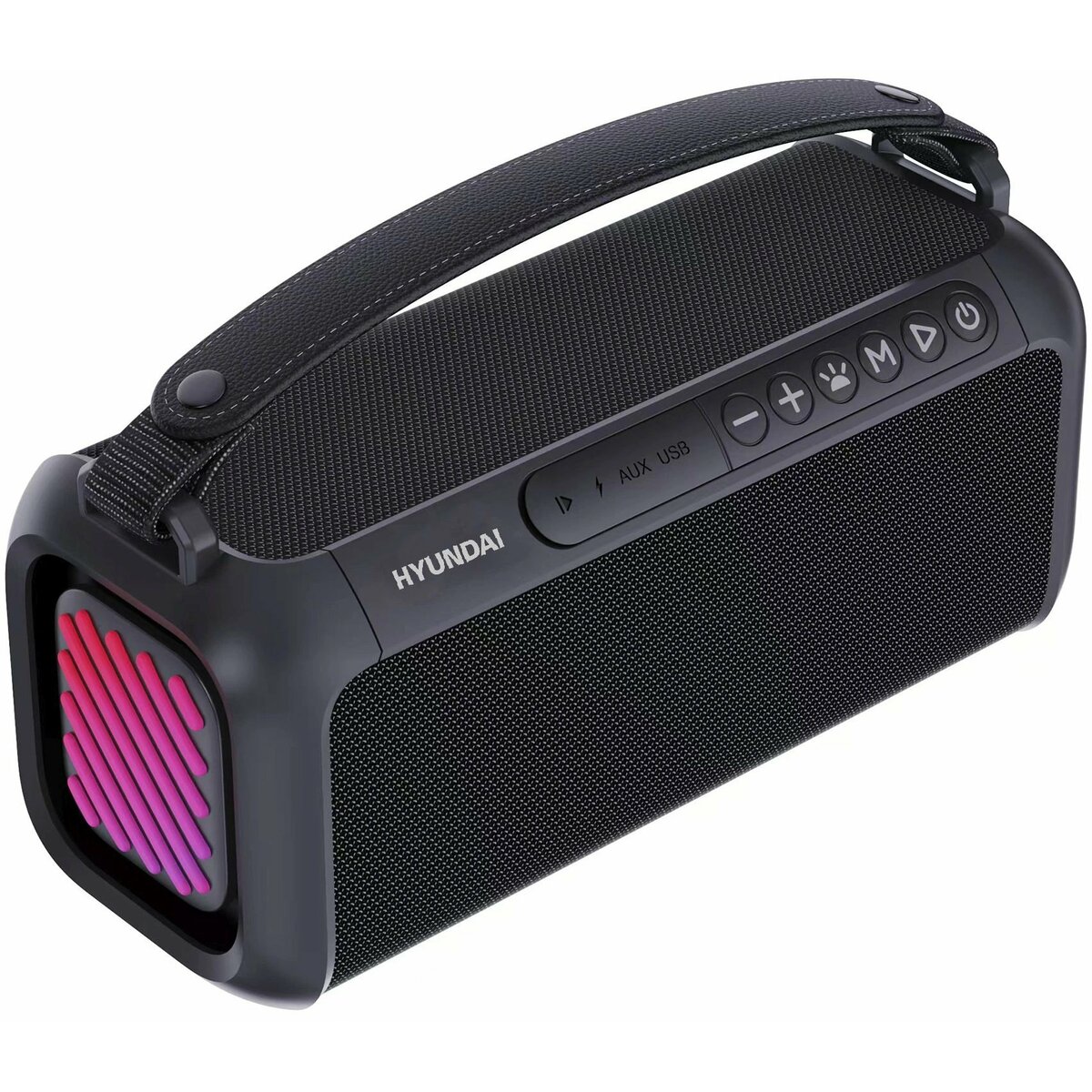 Портативная колонка Hyundai H-PS1007, черный 