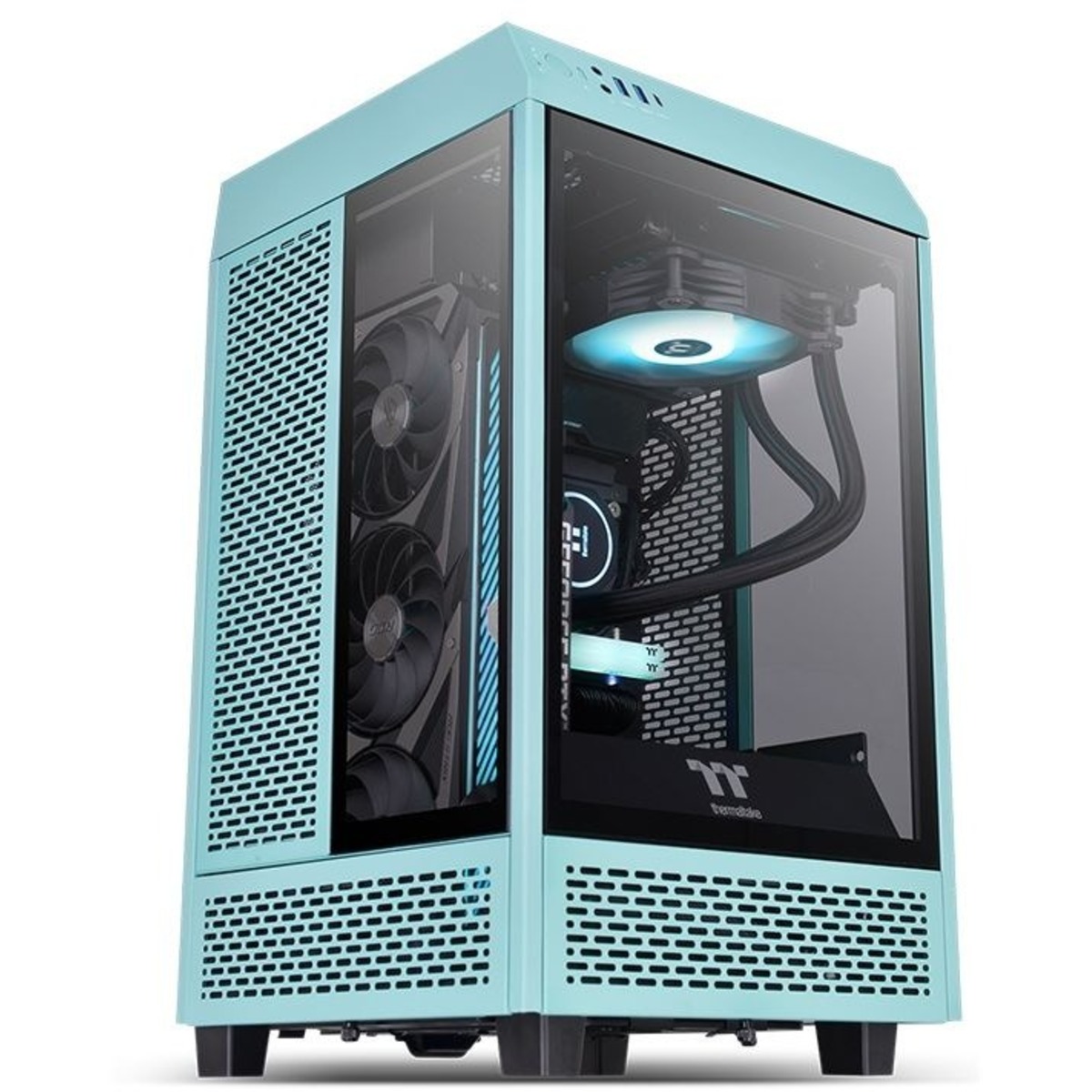 Корпус Thermaltake The Tower 100 (Цвет: Turquoise)