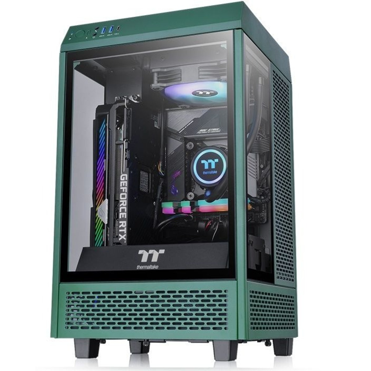 Корпус Thermaltake The Tower 100 (Цвет: Racing Green)