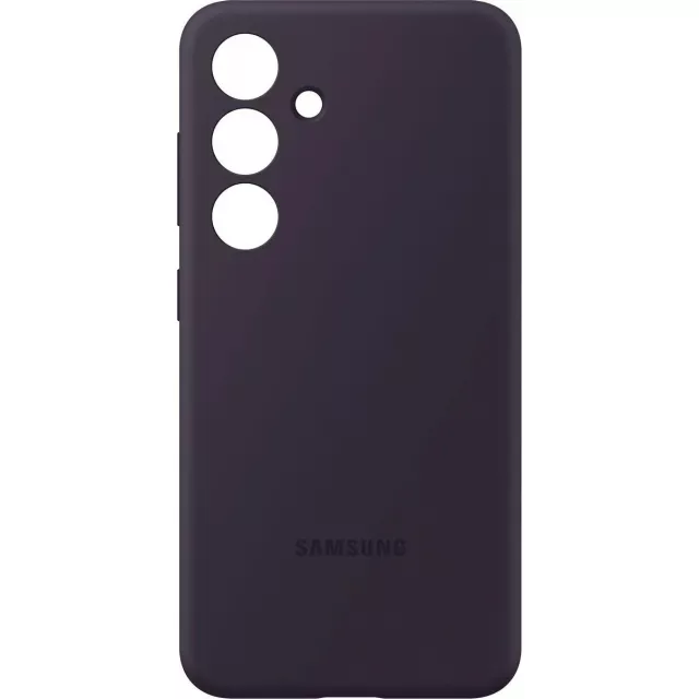 Чехол-накладка Samsung Silicone Case для смартфона Samsung Galaxy S24+ (Цвет: Dark Purple)
