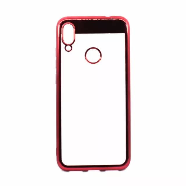 Чехол-накладка с окантовкой Auto Focus для смартфона Xiaomi Redmi Note 7 Pro (Цвет: Red)
