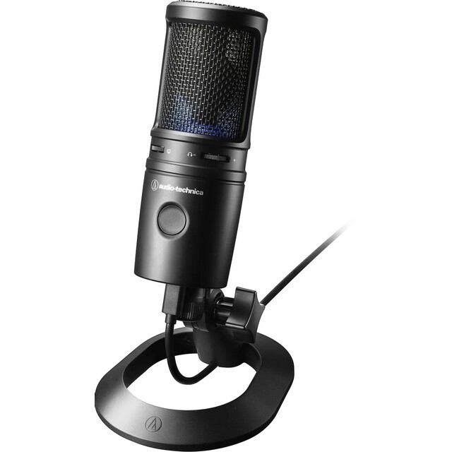 Микрофон проводной Audio-Technica AT2020USBX, черный