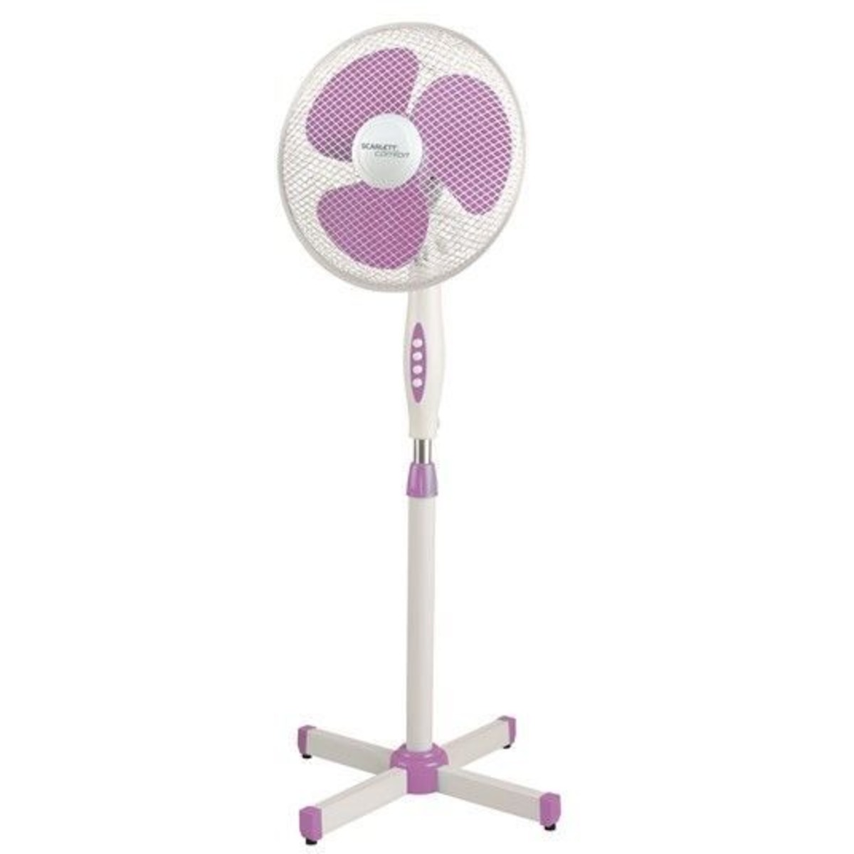 Вентилятор напольный Scarlett SC-SF111B21 (Цвет: Purple / White)