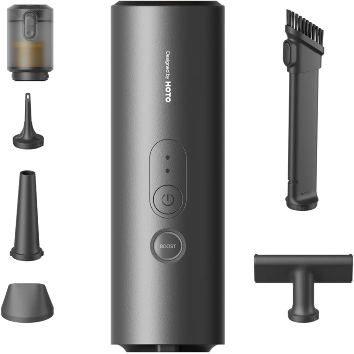 Пылесос ручной HOTO Cordless Air Duster & Vacuum (Цвет: Silver)