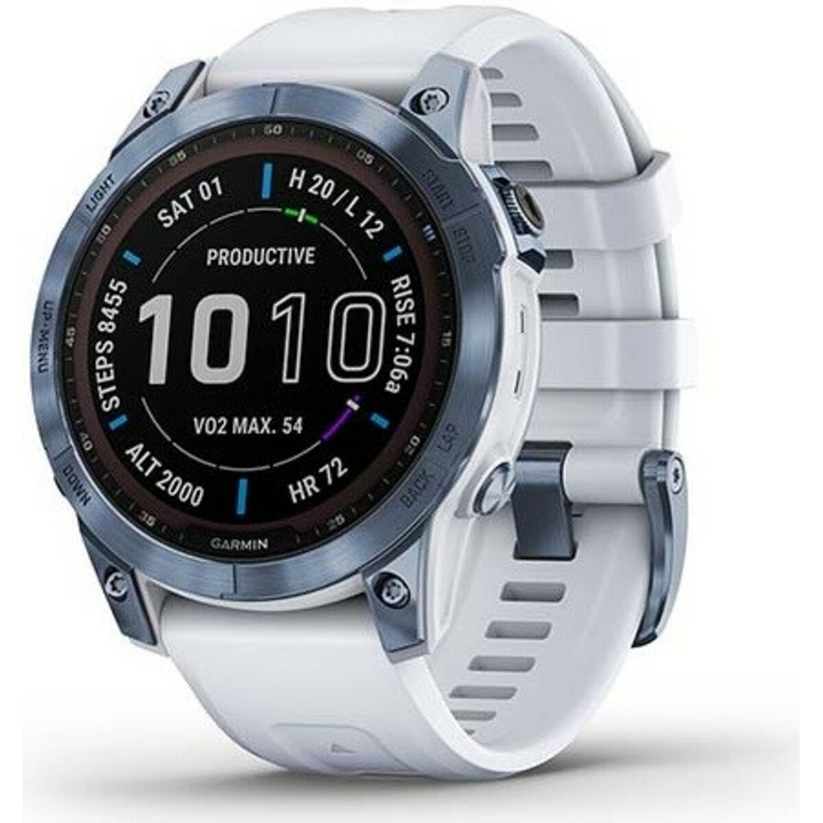 Умные часы Garmin Fenix 7 Sapphire Solar (Цвет: Mineral Blue) 