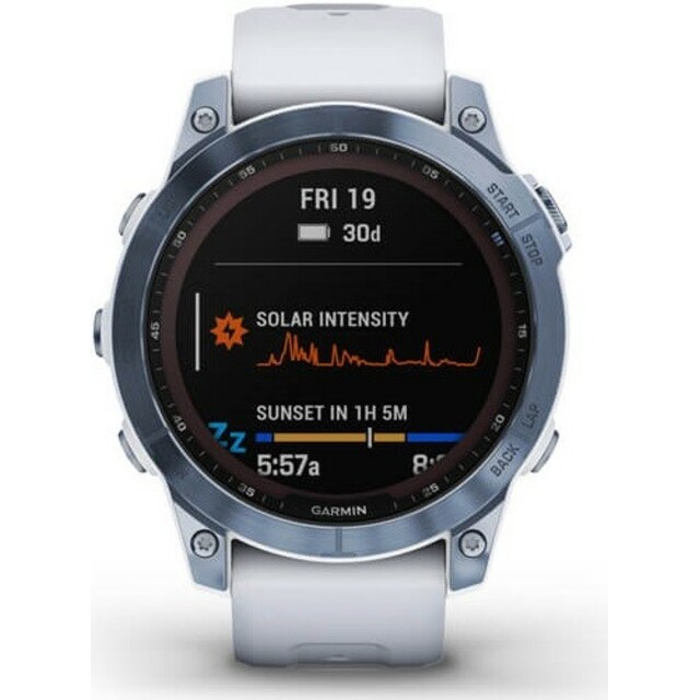 Умные часы Garmin Fenix 7 Sapphire Solar (Цвет: Mineral Blue) 