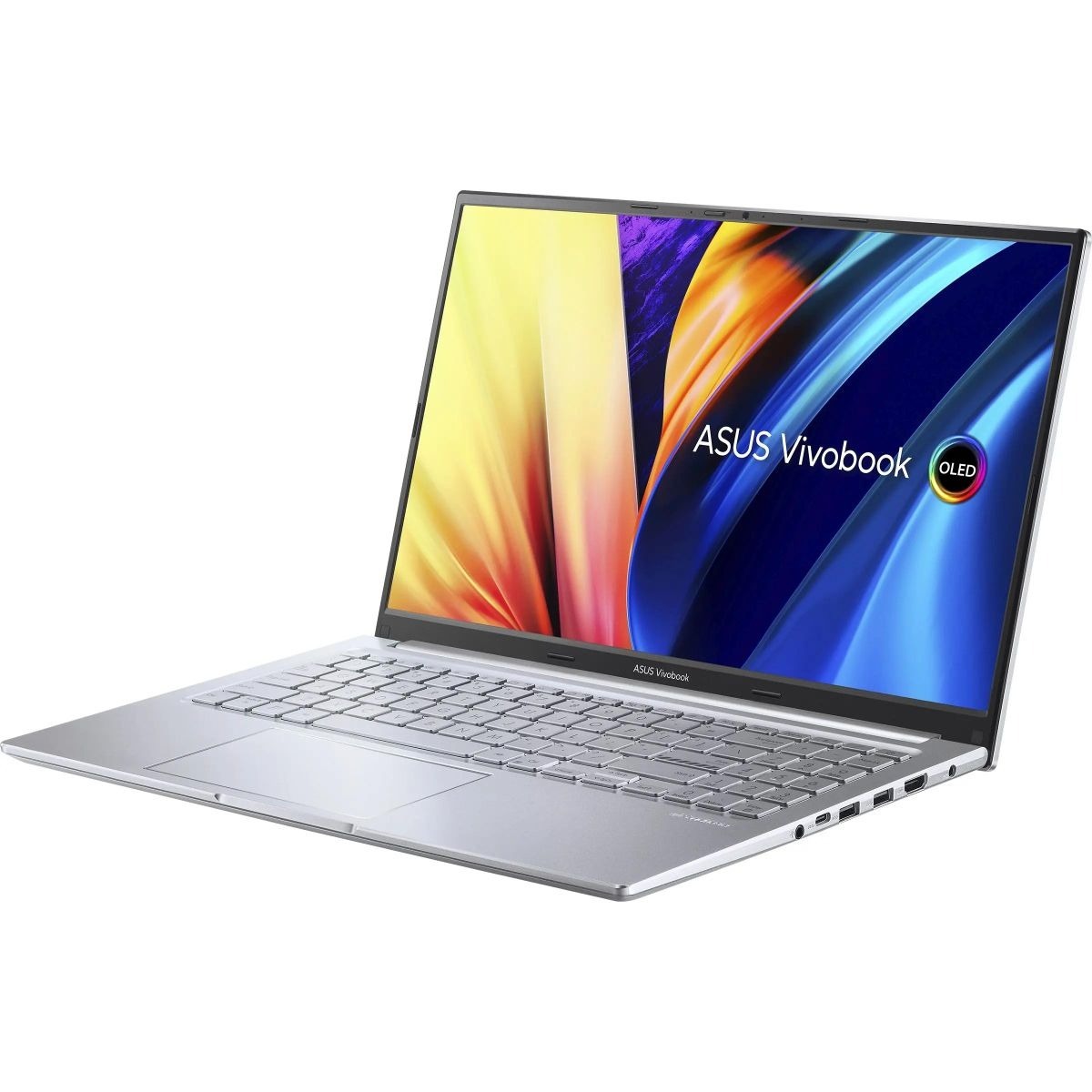 Ноутбук Asus VivoBook 16 X1505ZA-MA361 Core i5 12500H 16Gb SSD512Gb Intel Iris Xe graphics 15.6 OLED 2.8K (2880x1620) noOS silver WiFi BT Cam (90NB0ZB2-M00HT0)