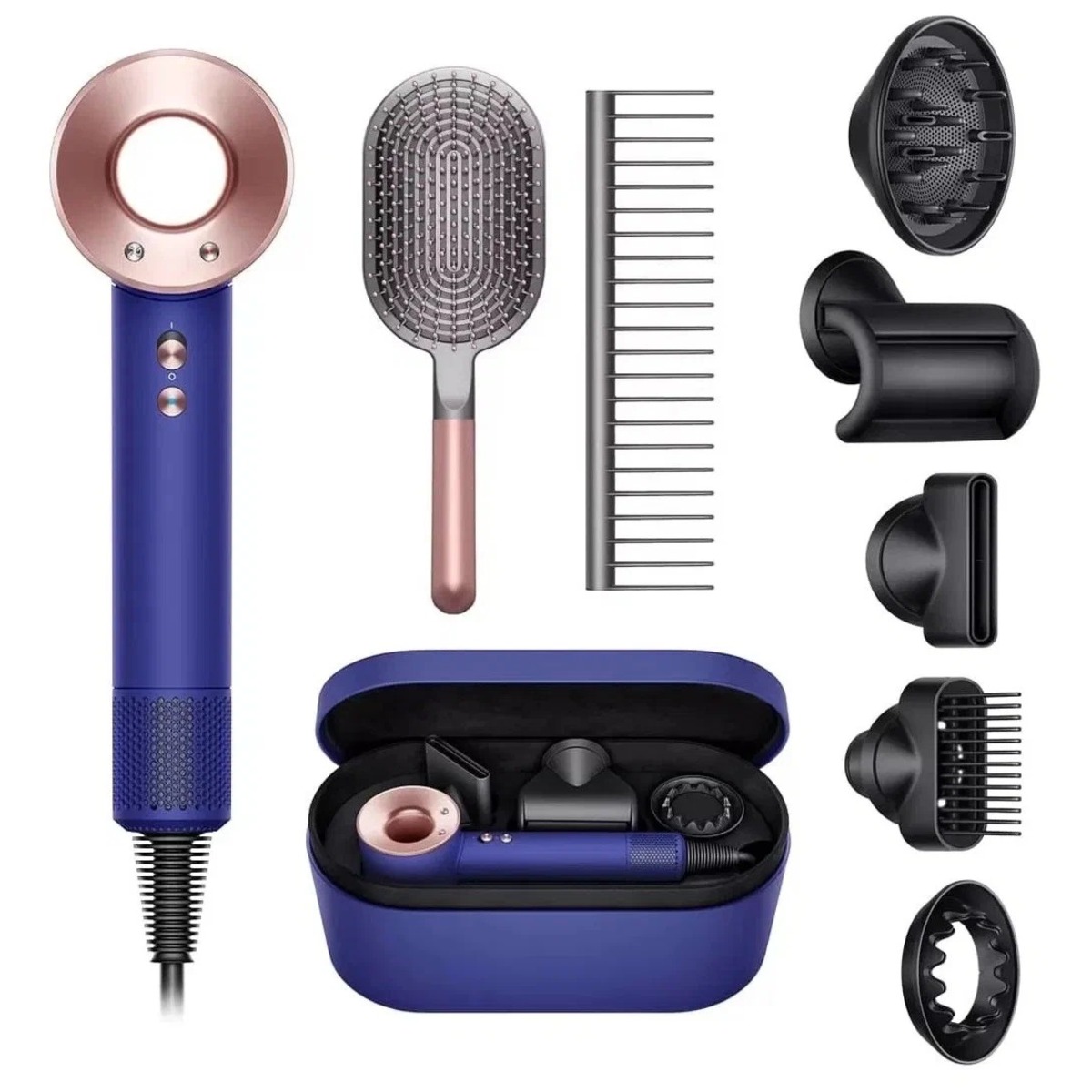 Фен Dyson Supersonic HD07 (Цвет: Vinca Blue / Rose)