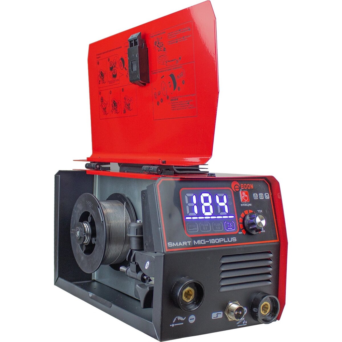 Сварочный аппарат Edon Smart MIG-180PLUS (Цвет: Red)