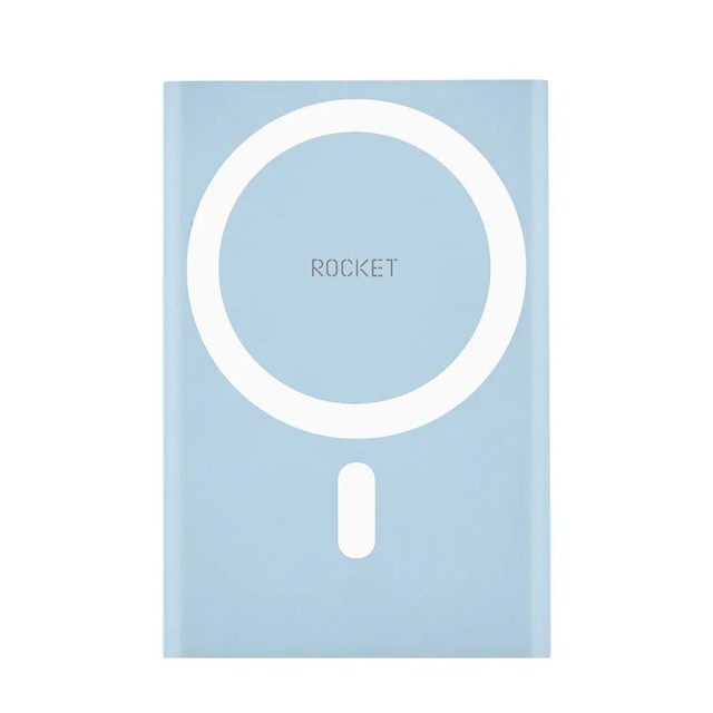 Внешний аккумулятор Rocket Hold MagSafe Powerbank 5000mAh PD20W (Цвет: Light Blue)