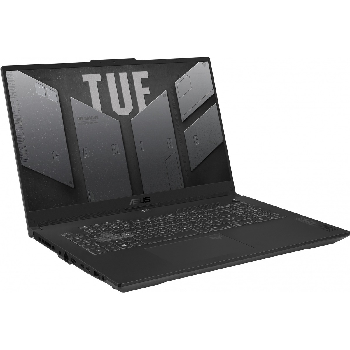 Ноутбук Asus TUF Gaming F17 FX707ZV4-HX055 i7-12700H  /  16Gb  /  SSD1Tb  /  RTX4060 8Gb  /  17.3 IPS FHD (1920x1080)  /  noOS  /  grey