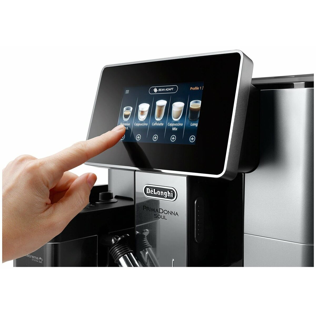 Кофемашина De'Longhi PrimaDonna SOUL ECAM610.55.SB (Цвет: Inox)