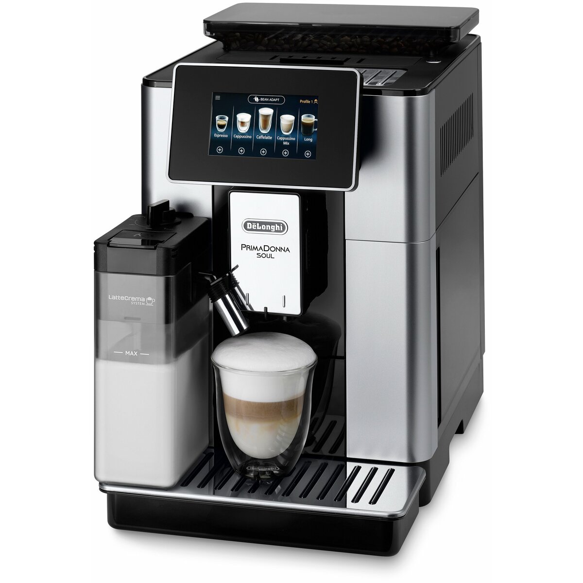 Кофемашина De'Longhi PrimaDonna SOUL ECAM610.55.SB (Цвет: Inox)
