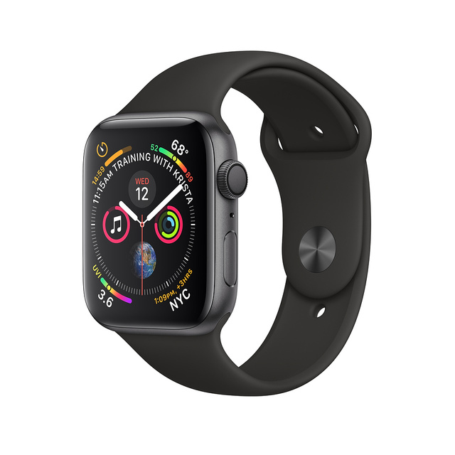 Умные часы Apple Watch Series 4 GPS 44mm Aluminum Case with Sport Band (Цвет: Space Gray / Black) Умные часы Apple Watch Series 4 GPS 44mm Aluminum Case with Sport Band (Цвет: Space Gray / Black)