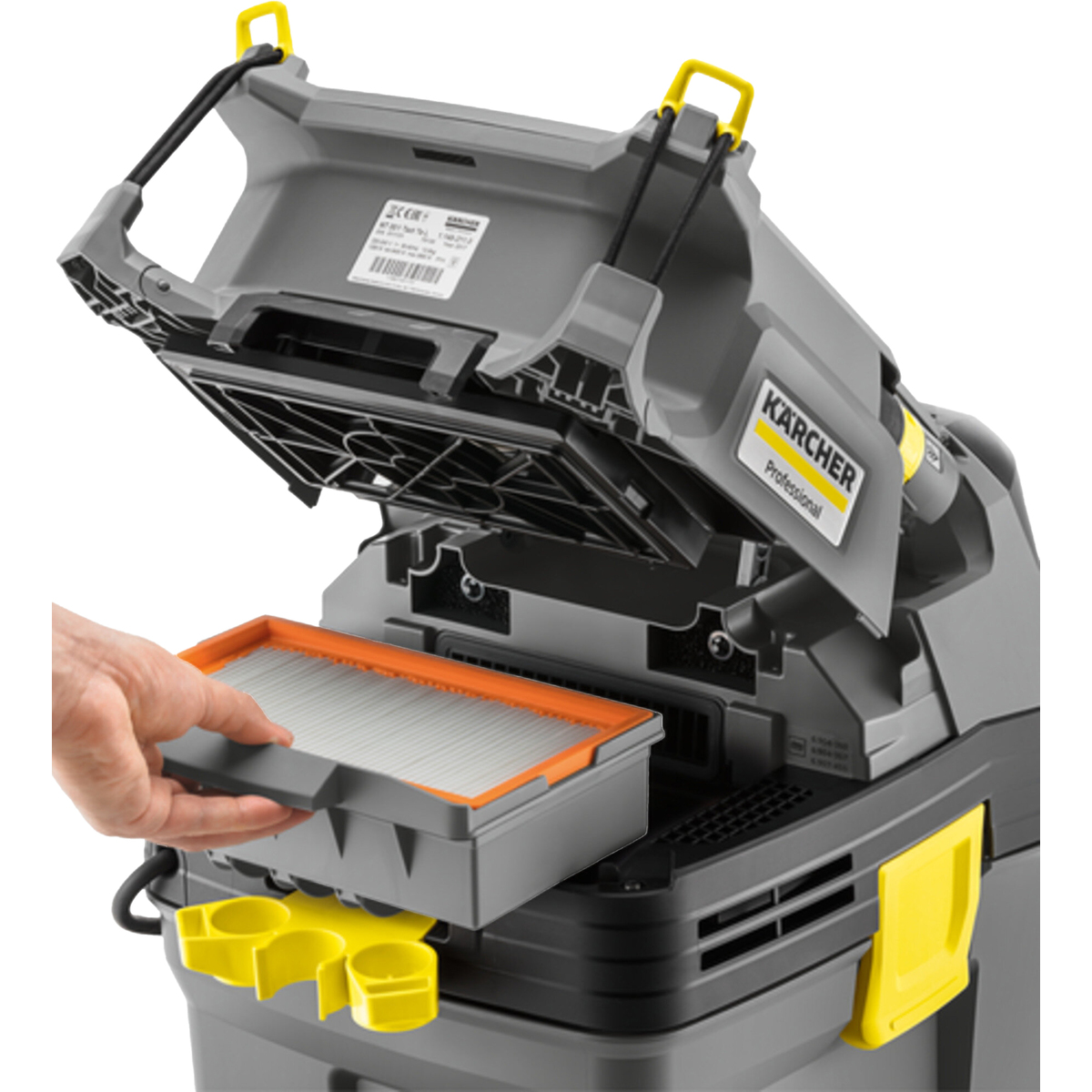 Строительный пылесос Karcher NT 30 / 1 Tact L (Цвет: Gray)