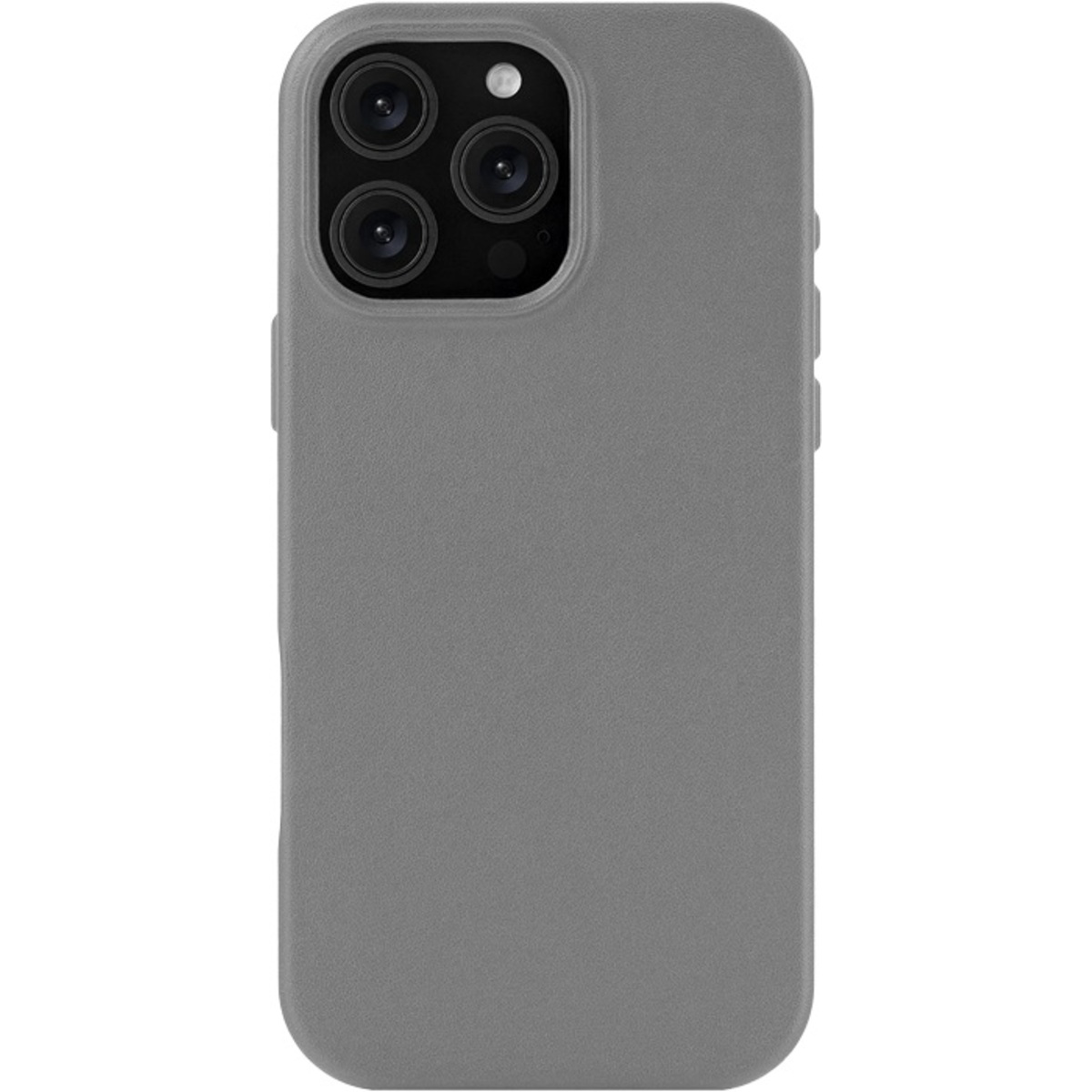 Чехол-накладка uBear Capital Leather Mag Case для смартфона Apple iPhone 16 Pro Max (Цвет: Grey)