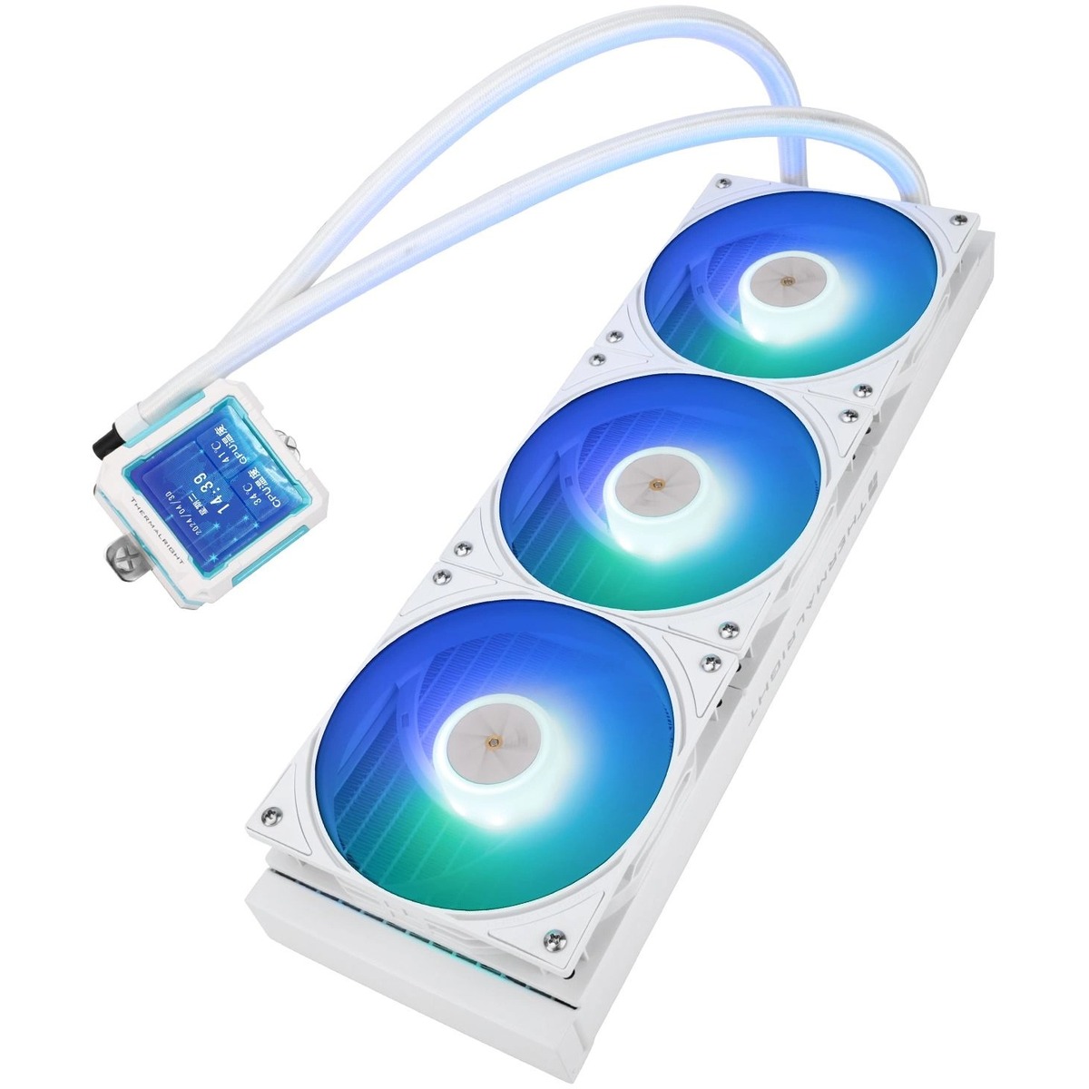 Система водяного охлаждения Thermalright Frozen Warframe PRO 360 ARGB Soc-AM5 / AM4 / 1200 / 1700 / 1851 белый 4-pin 29.8dB Al LCD Ret (F-WFRAME-PRO-360-WH-ARGB)