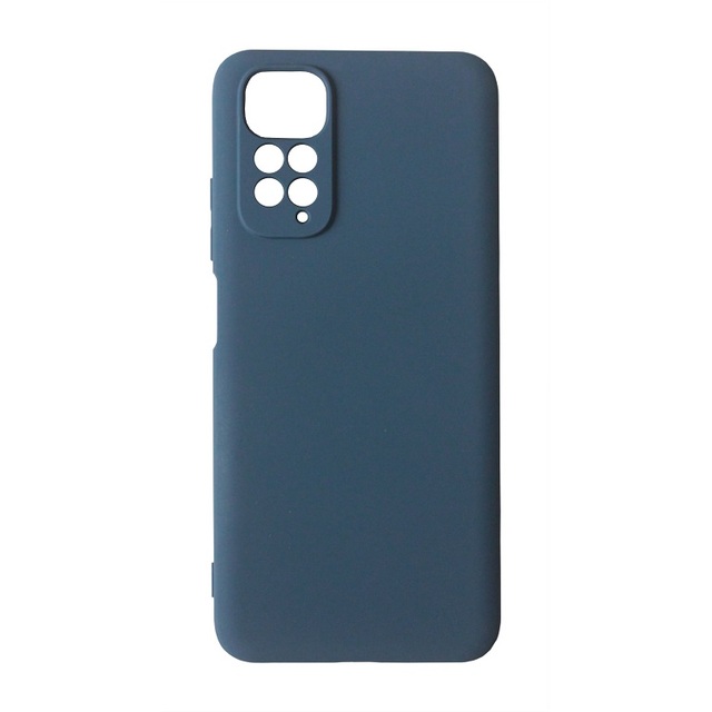Чехол-накладка Borasco MicroFiber Case для смартфона Xiaomi Redmi Note 11 / 11S (Цвет: Blue)