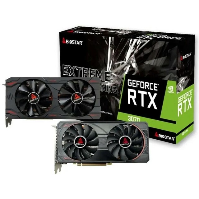 Видеокарта Biostar GeForce RTX 3070 8Gb (VN3706RM82)