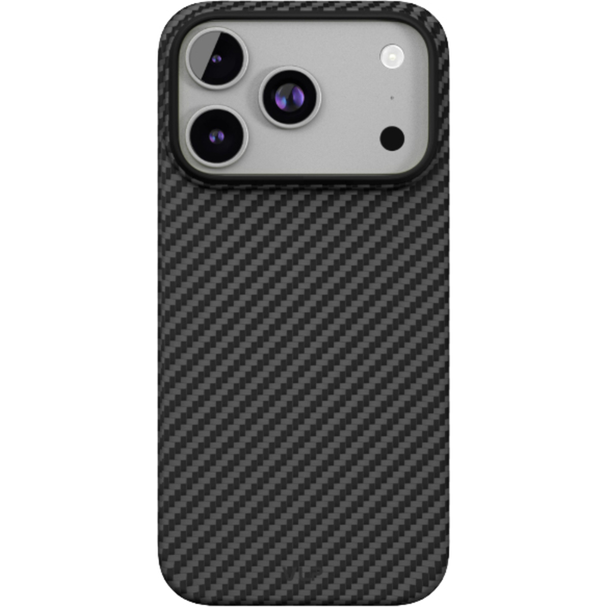 Чехол-накладка VLP Kevlar Case with MagSafe для смартфона Apple iPhone 17 Pro, черный