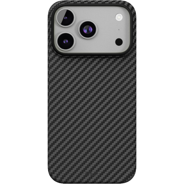 Чехол-накладка VLP Kevlar Case with MagSafe для смартфона Apple iPhone 17 Pro, черный