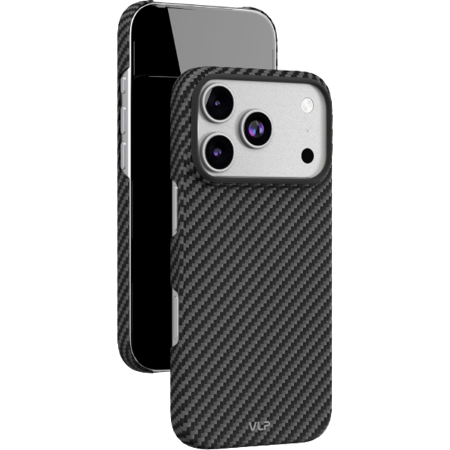 Чехол-накладка VLP Kevlar Case with MagSafe для смартфона Apple iPhone 17 Pro, черный