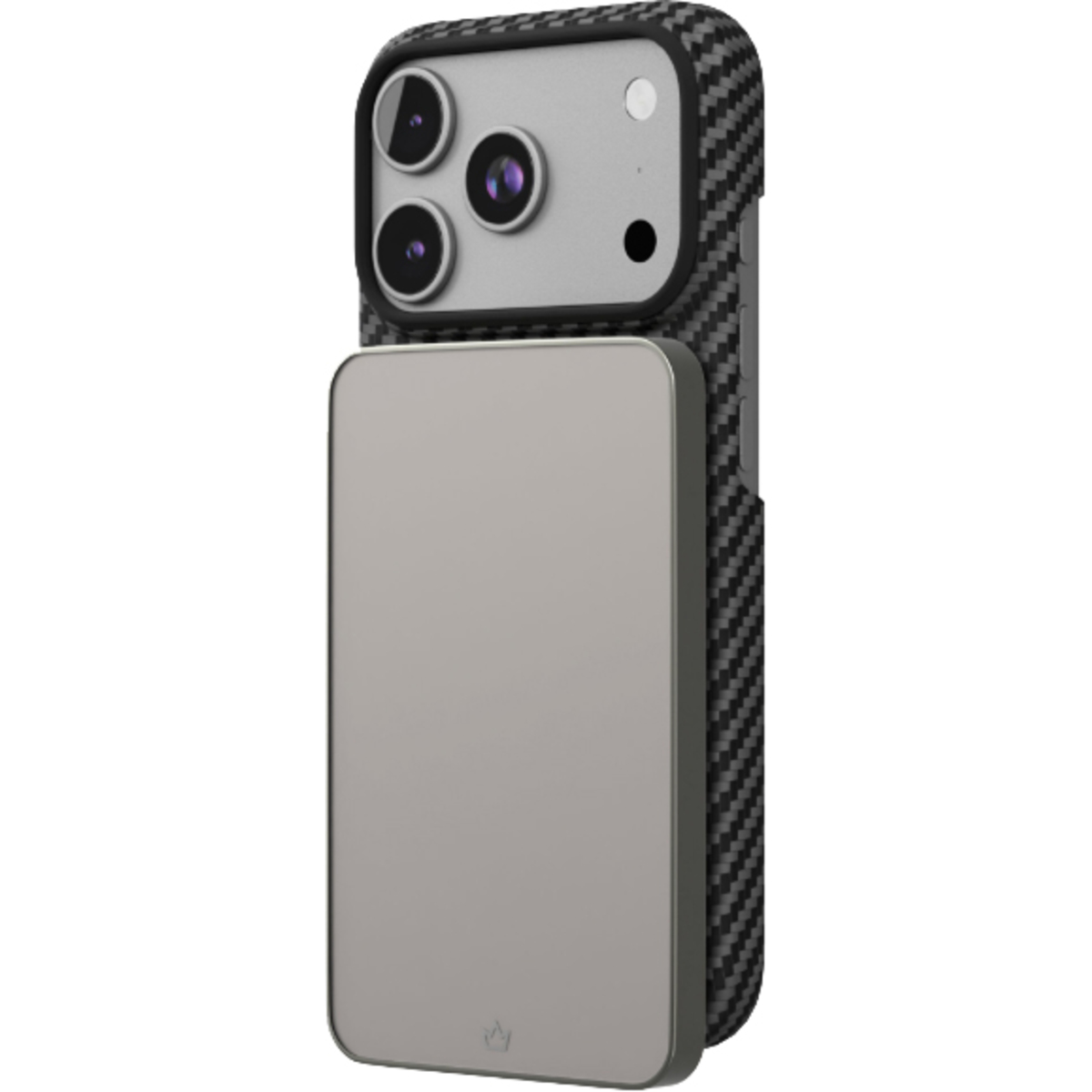 Чехол-накладка VLP Kevlar Case with MagSafe для смартфона Apple iPhone 17 Pro, черный
