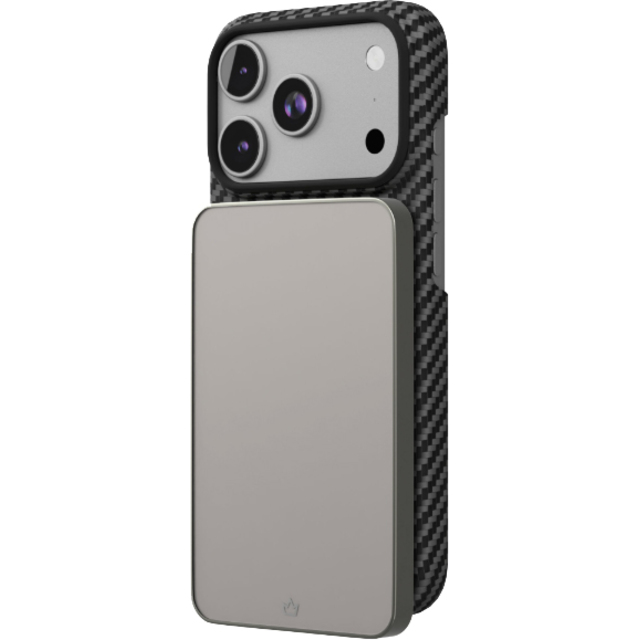 Чехол-накладка VLP Kevlar Case with MagSafe для смартфона Apple iPhone 17 Pro, черный