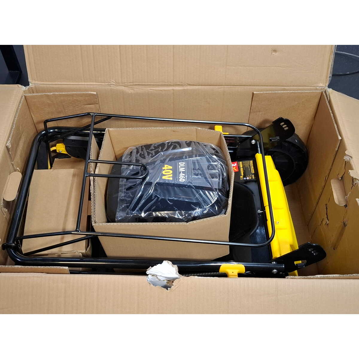 Газонокосилка роторная Denzel DLM-460 (Цвет: Yellow/Black)