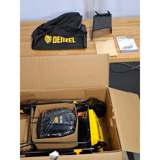 Газонокосилка роторная Denzel DLM-460 (Цвет: Yellow / Black)