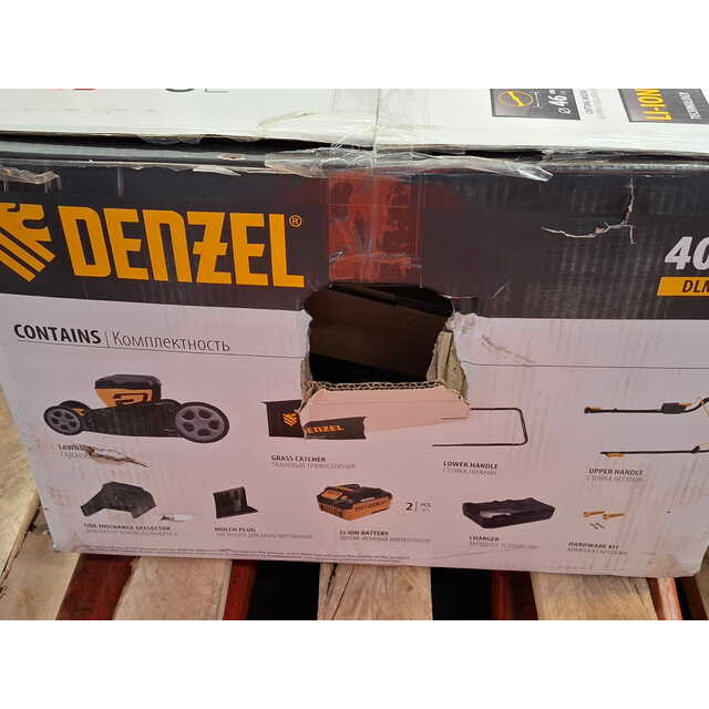 Газонокосилка роторная Denzel DLM-460 (Цвет: Yellow / Black)