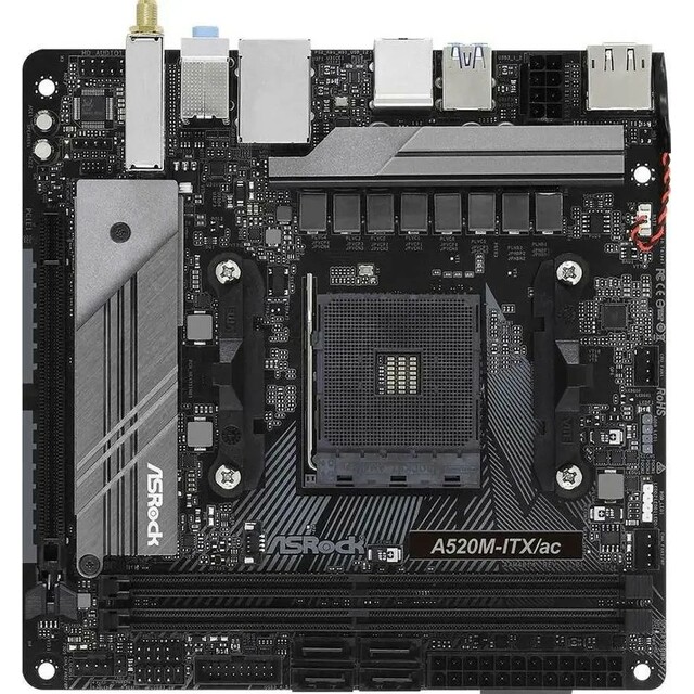 Материнская плата Asrock A520M-ITX / AC