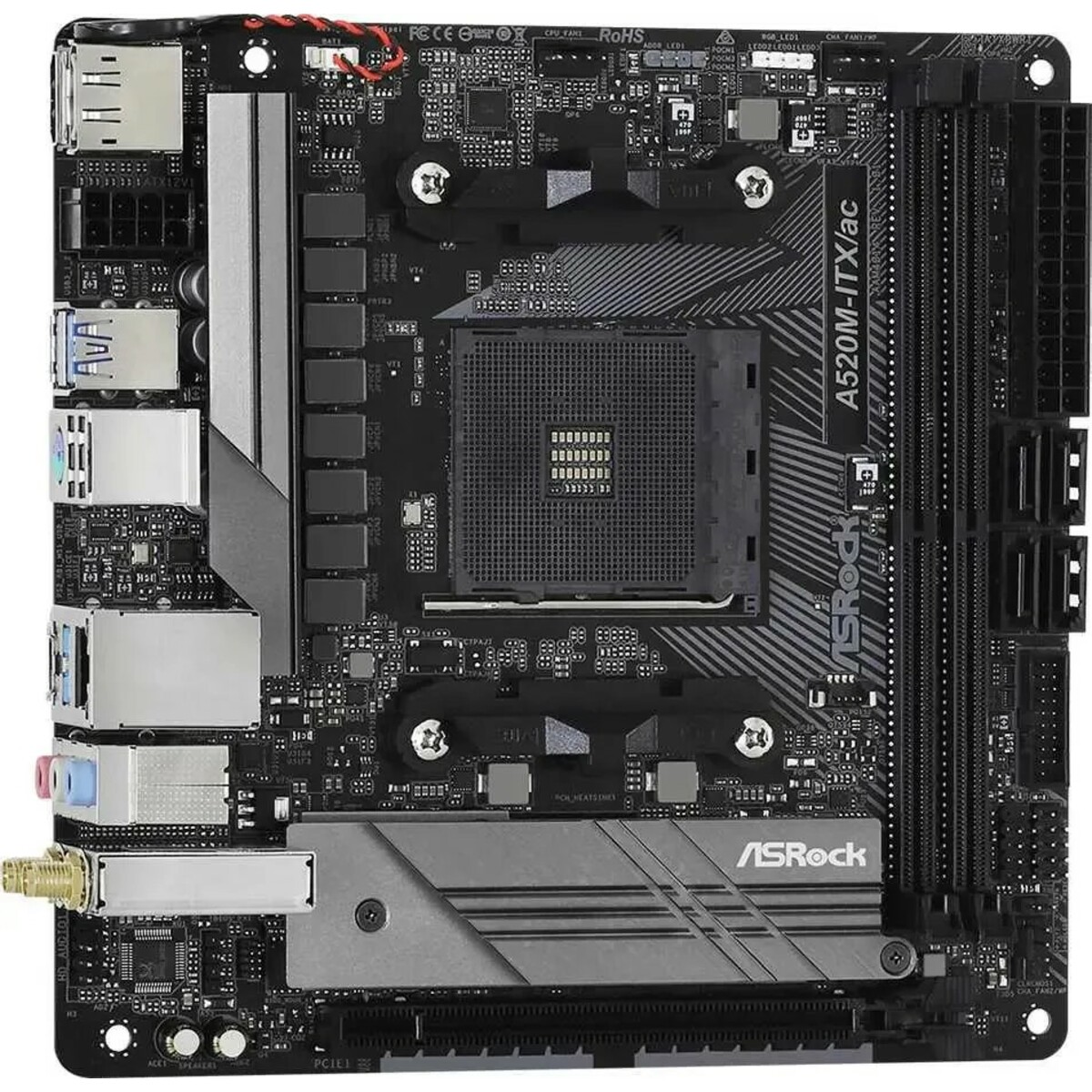 Материнская плата Asrock A520M-ITX/AC