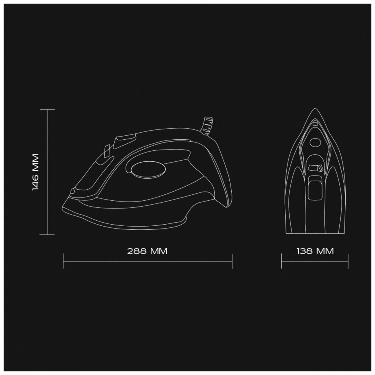 Утюг Scarlett SC-SI30K06 (Цвет: Black)