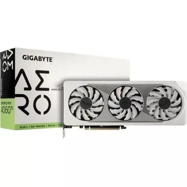 Видеокарта GIGABYTE GeForce RTX 4060 Ti AERO OC 8G (GV-N406TAERO OC-8GD)