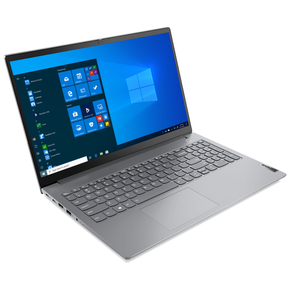 Ноутбук Lenovo Thinkbook 15 G3 ACL Ryzen 3 5300U 4Gb SSD256Gb AMD Radeon 15.6 IPS FHD (1920x1080) noOS grey WiFi BT Cam