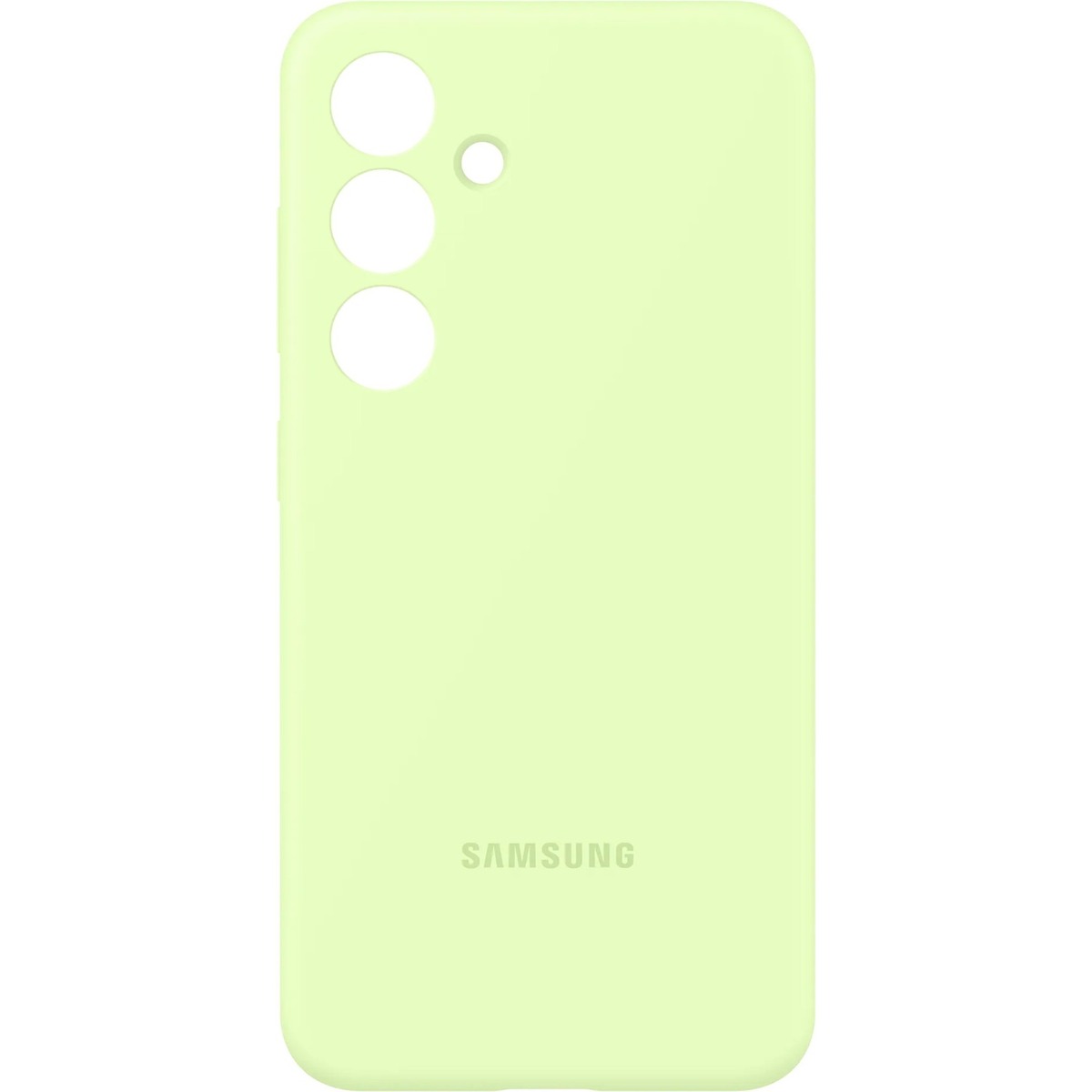 Чехол-накладка Samsung Silicone Case для Samsung Galaxy S24 (Цвет: Lime)