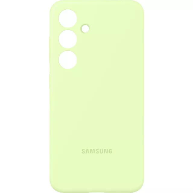 Чехол-накладка Samsung Silicone Case для Samsung Galaxy S24 (Цвет: Lime)