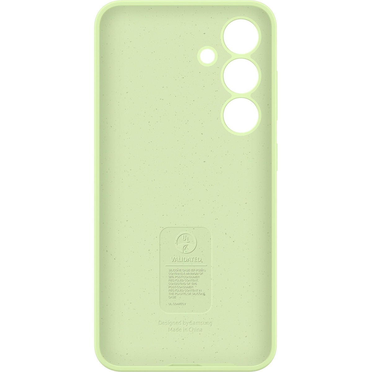 Чехол-накладка Samsung Silicone Case для Samsung Galaxy S24 (Цвет: Lime)