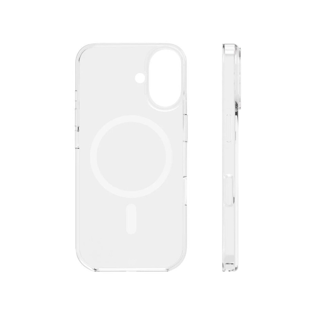 Чехол-накладка VLP Puro Case with MagSafe для смартфона Apple iPhone 16 Plus (Цвет: Transparent)