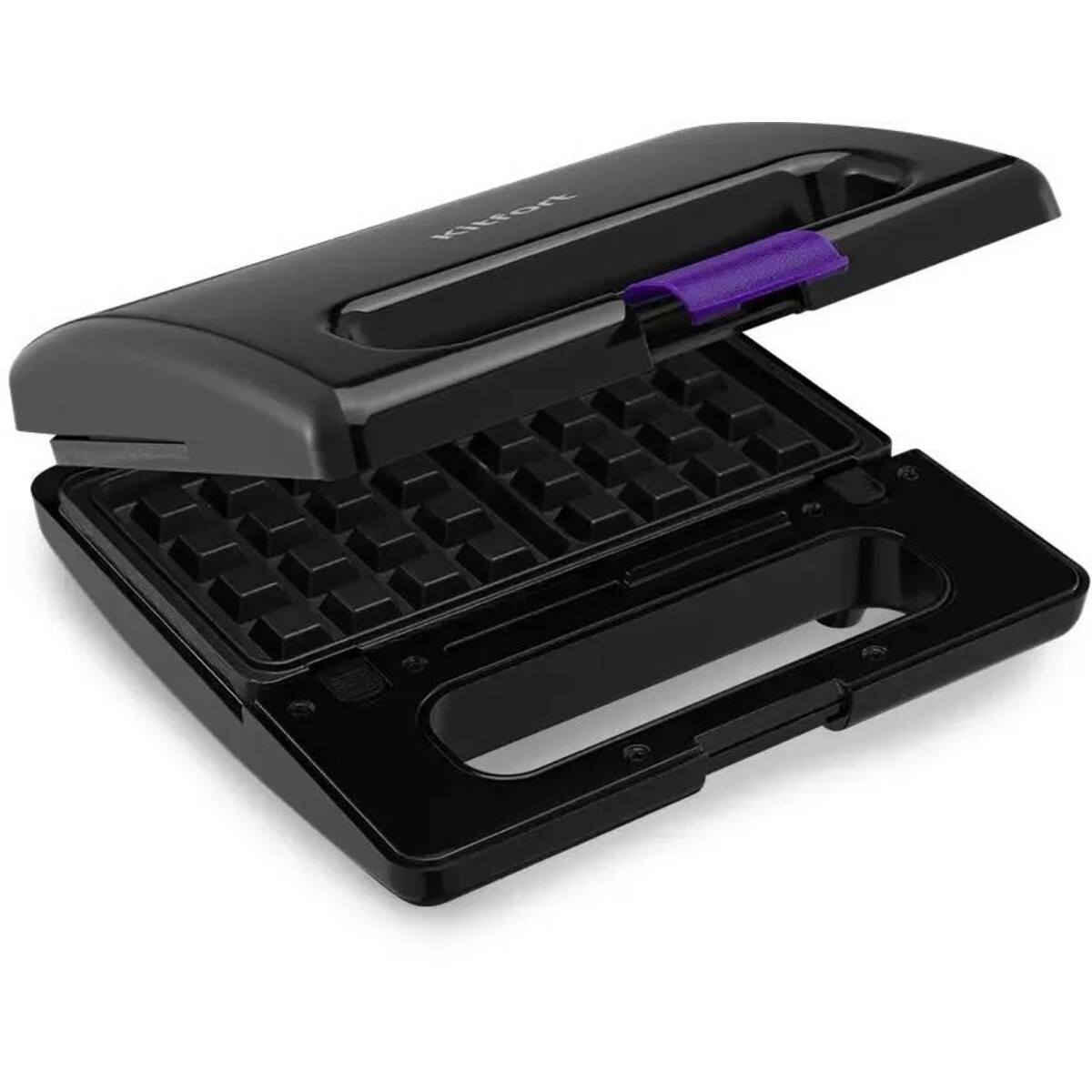 Вафельница Kitfort КТ-3611 (Цвет: Black/Purple)