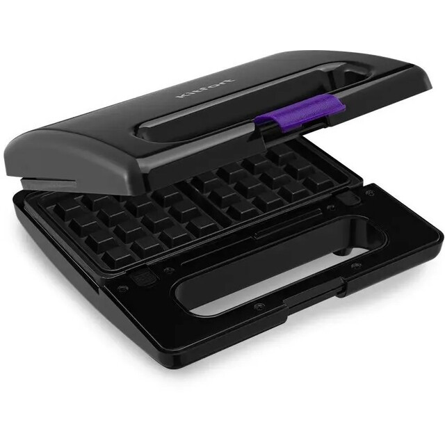 Вафельница Kitfort КТ-3611 (Цвет: Black / Purple)
