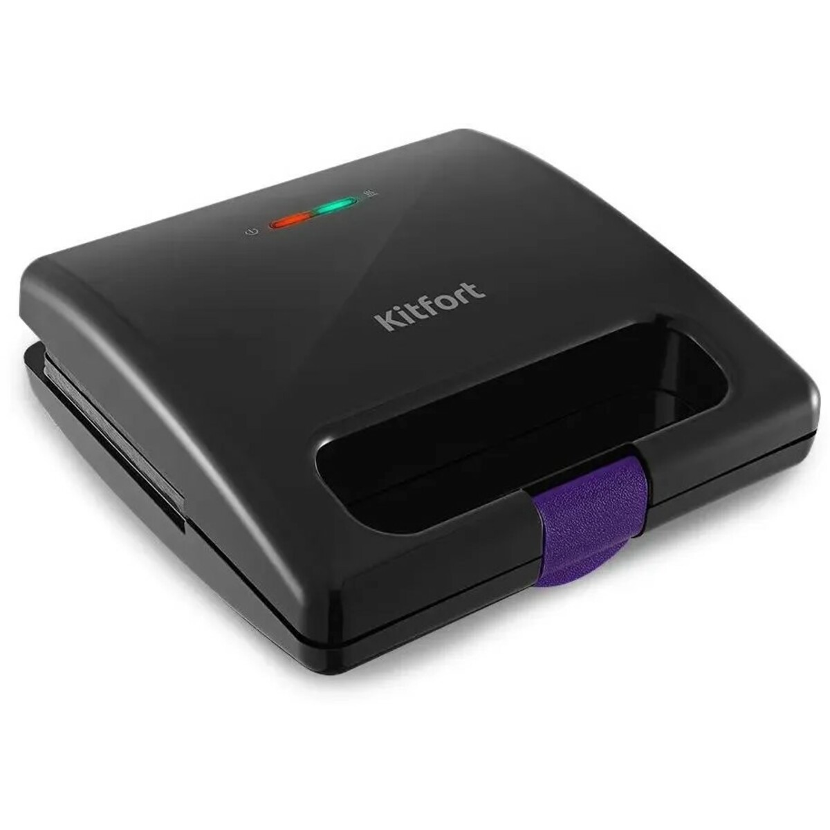 Вафельница Kitfort КТ-3611 (Цвет: Black/Purple)