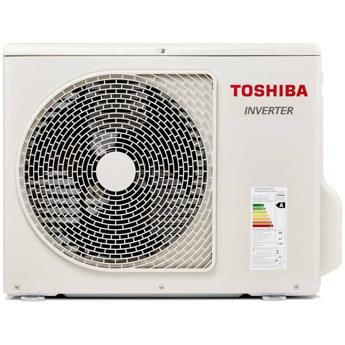 Внешний блок Toshiba RAS-10J2AVSG-E1, белый