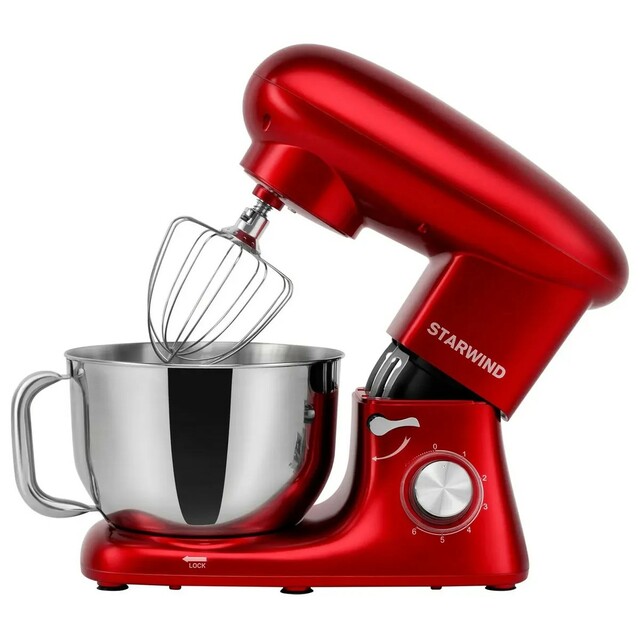 Миксер планетарный Starwind SPM7165 (Цвет: Red)